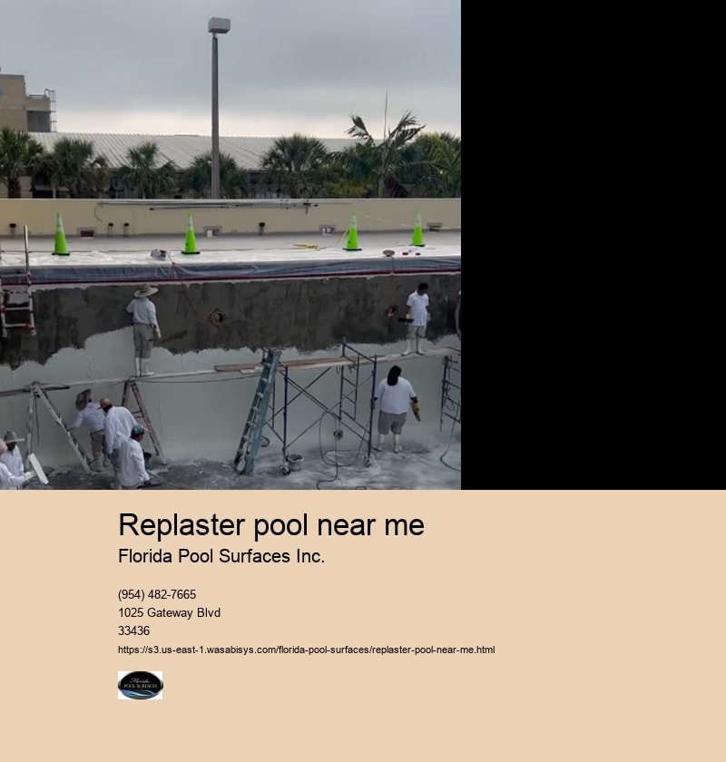 replaster pool near me