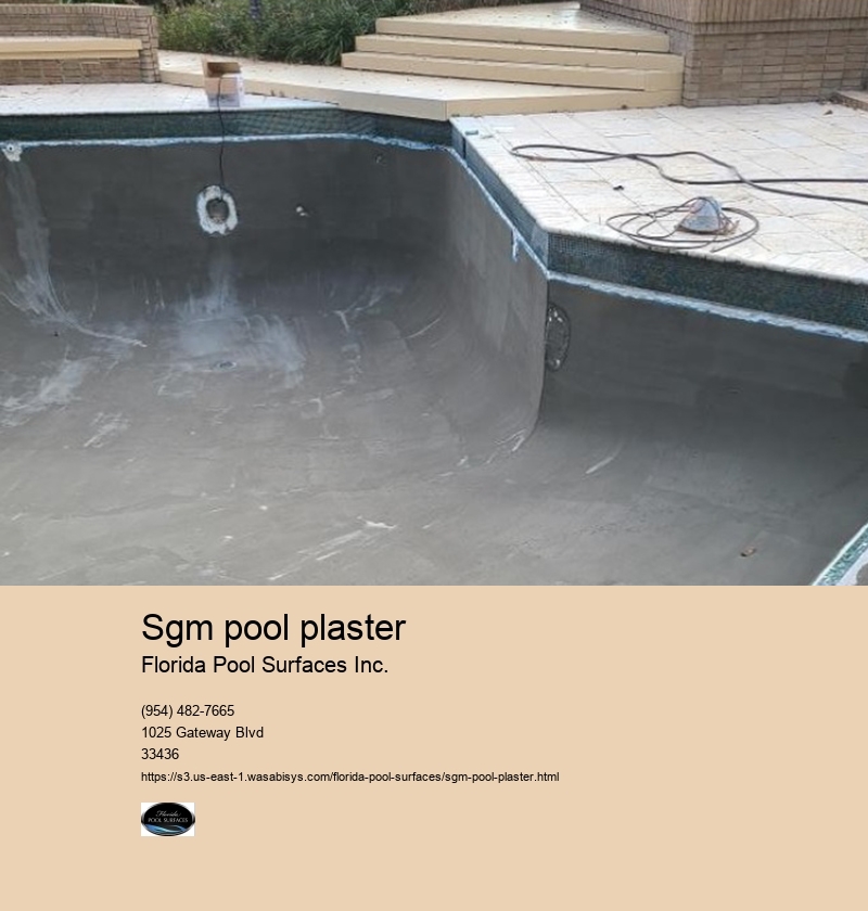 sgm pool plaster