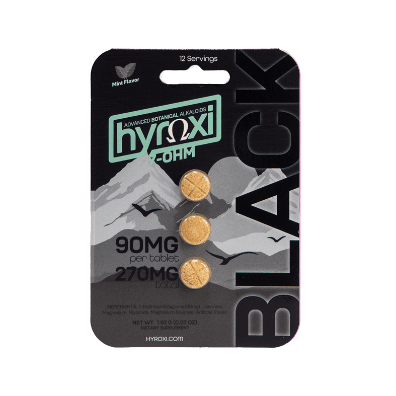 Hyroxi Black Tablet 3 Count Single