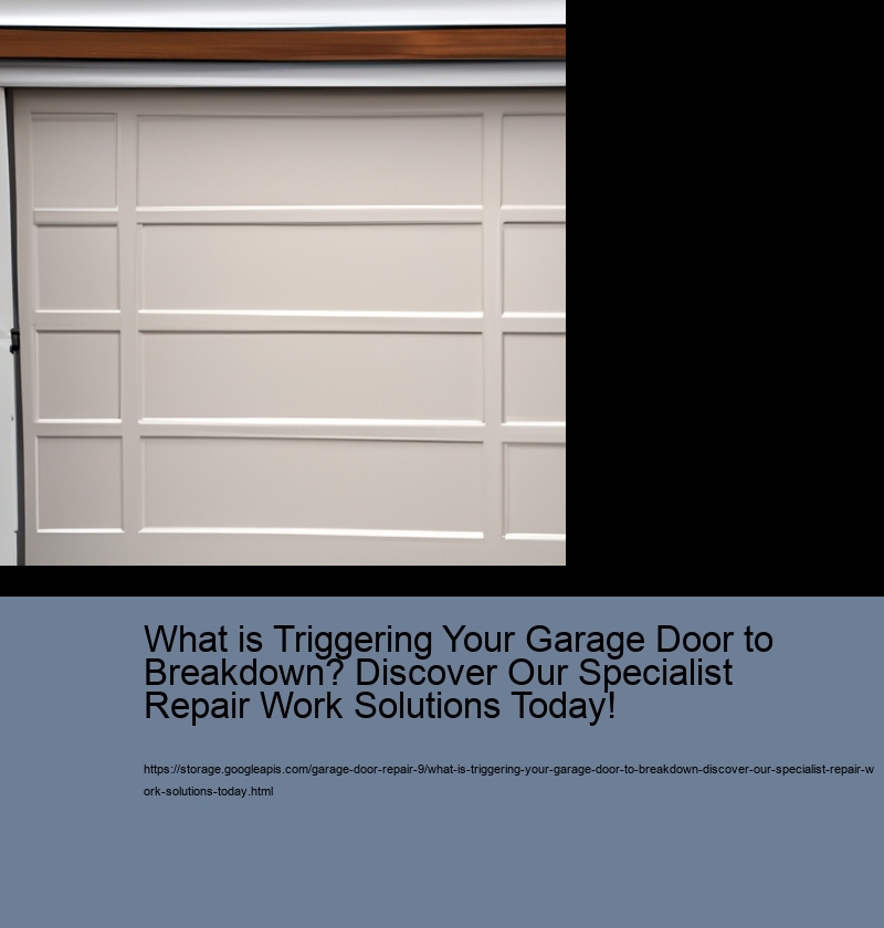 What is Triggering Your Garage Door to Breakdown? Discover Our Specialist Repair Work Solutions Today!