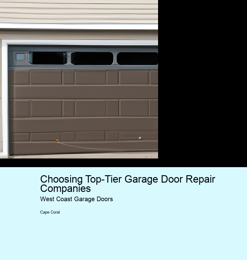 Choosing Top-Tier Garage Door Repair Companies