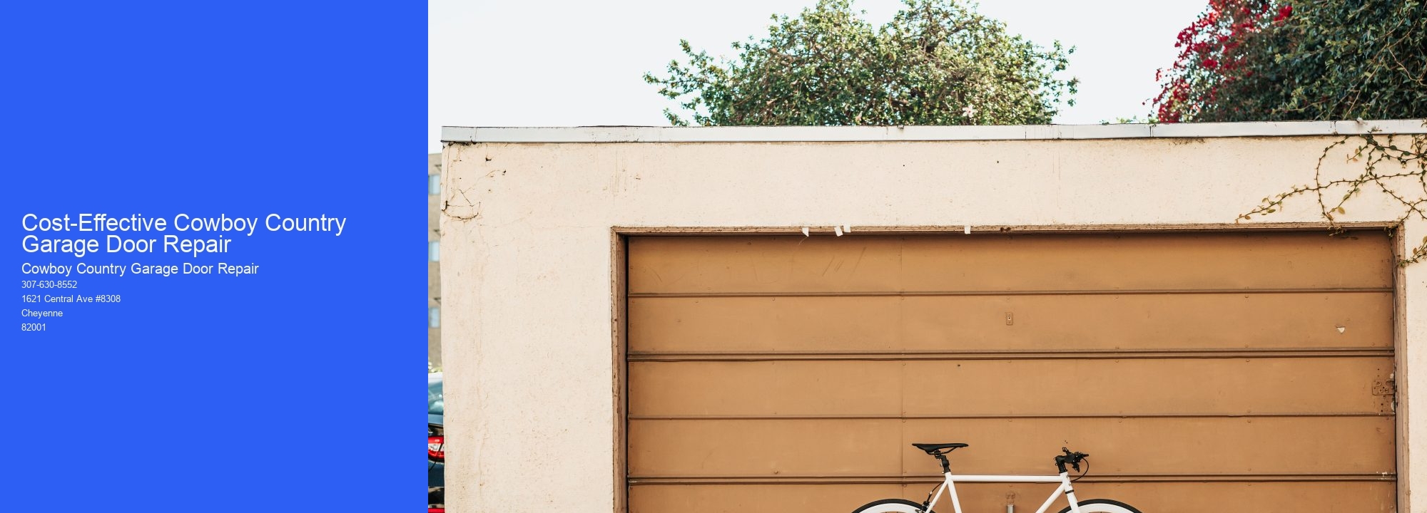 Cost-Effective Cowboy Country Garage Door Repair