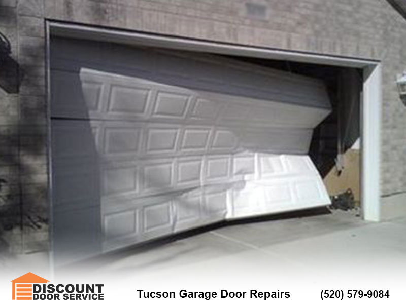 Many garage doors have small glass or fiberglass windows.