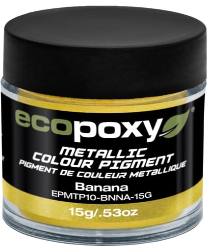 Eco Poxy Metallic Banana epoxy Pigment