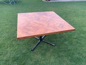 Grass to Glass coffee table carpentry