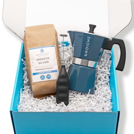 coffee lovers gift set GROSCHE holiday gift basket corporate gift baskets birthday gifts coffee gifts tea gifts that give back