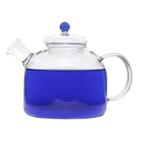 indigo teapot
