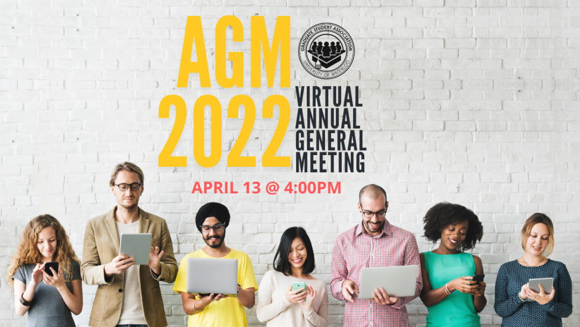 GSA AGM 2022, April 13 @ 4:00PM EST