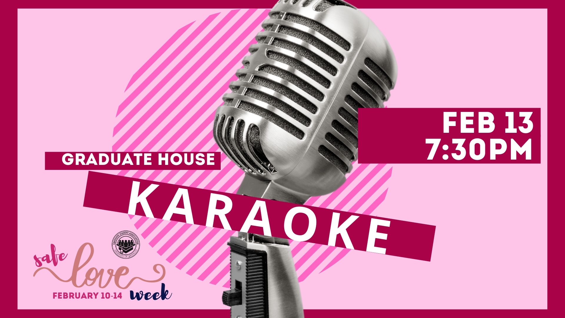 karaoke event poster