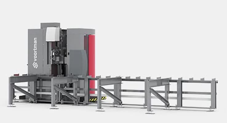 Cnc Drilling Line Operation