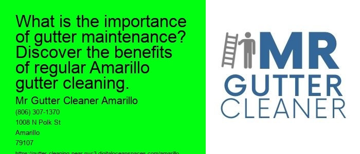 What is the importance of gutter maintenance? Discover the benefits of regular Amarillo gutter cleaning.