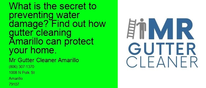 What is the secret to preventing water damage? Find out how gutter cleaning Amarillo can protect your home.