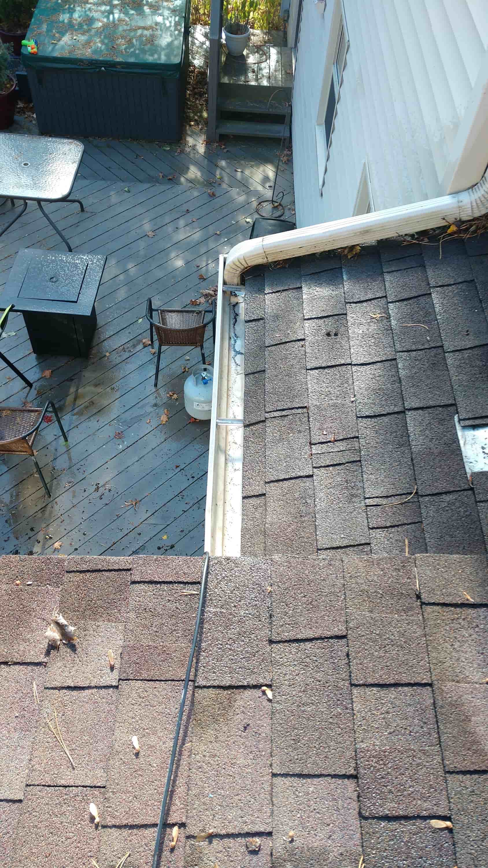 rigid gutter cleaning