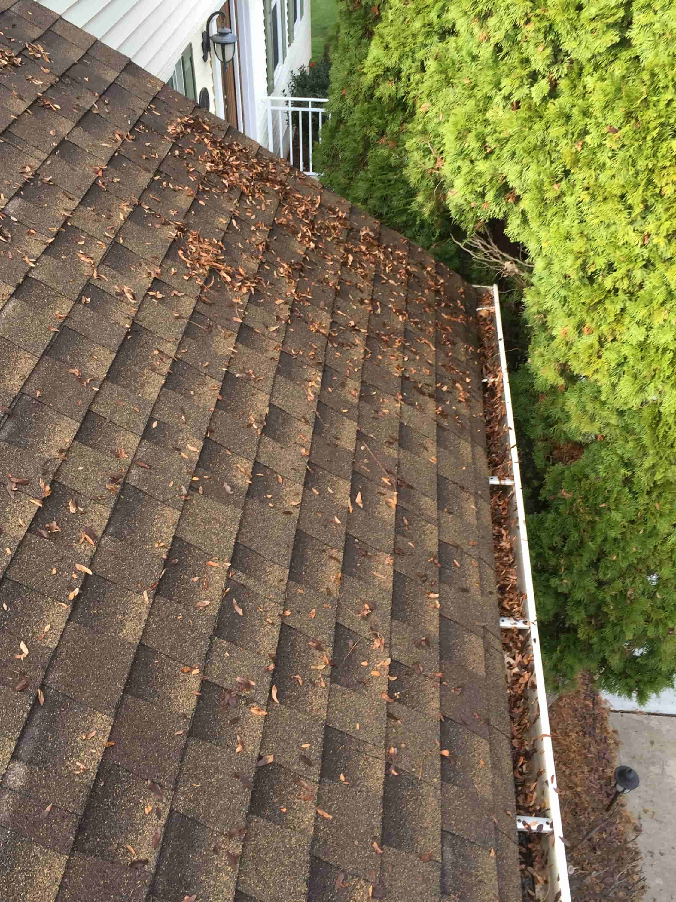 easiest way to clean gutters