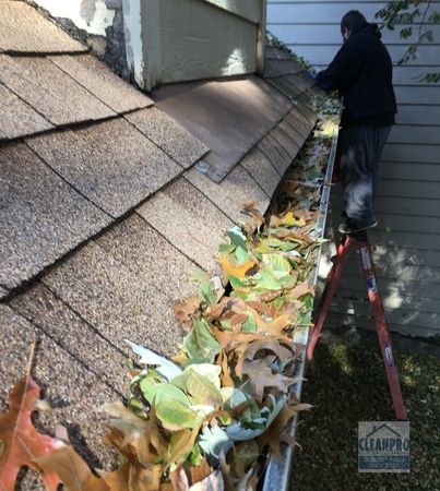 cleaning gutter drain pipes