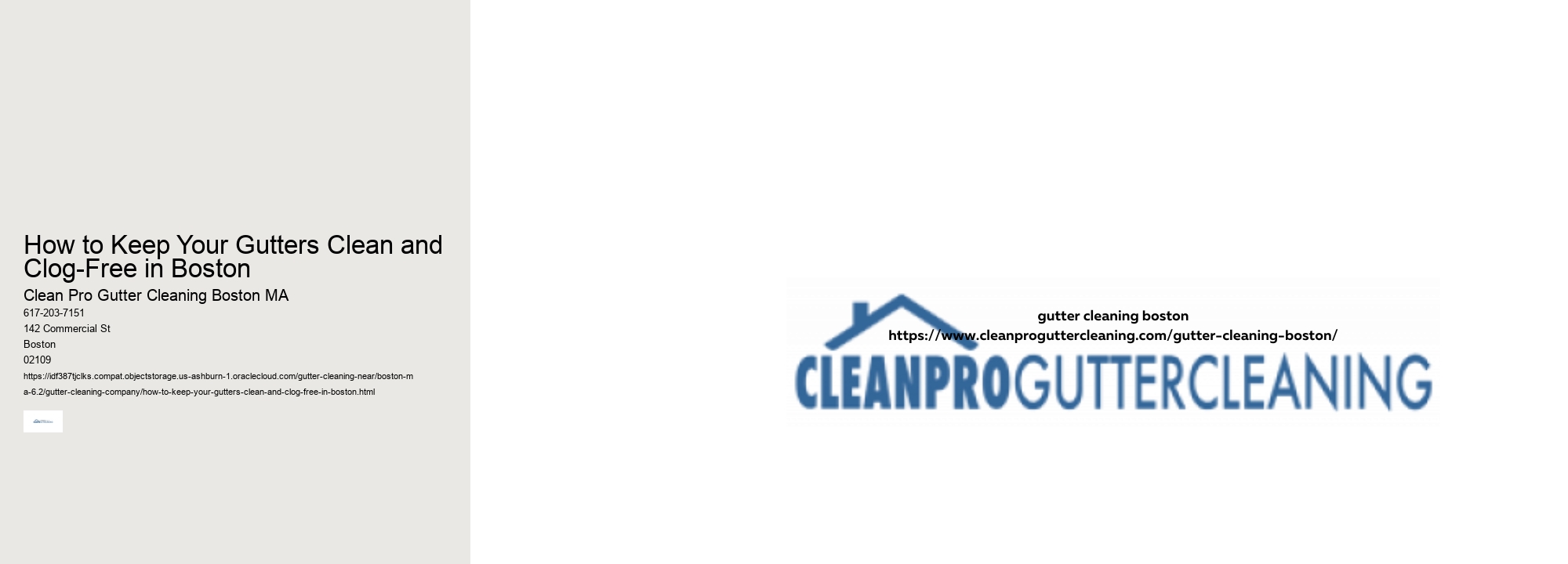 How to Keep Your Gutters Clean and Clog-Free in Boston 
