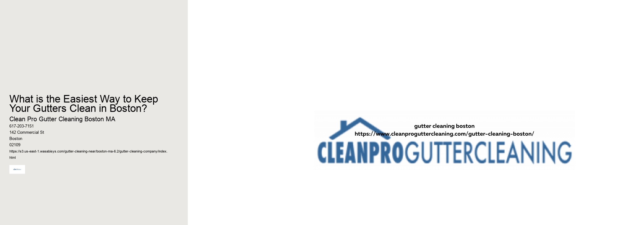 What is the Easiest Way to Keep Your Gutters Clean in Boston? 
