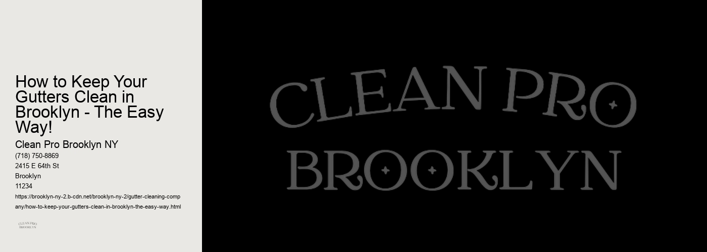 How to Keep Your Gutters Clean in Brooklyn - The Easy Way!