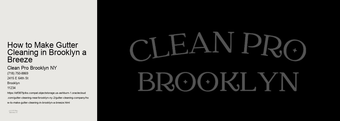 How to Make Gutter Cleaning in Brooklyn a Breeze