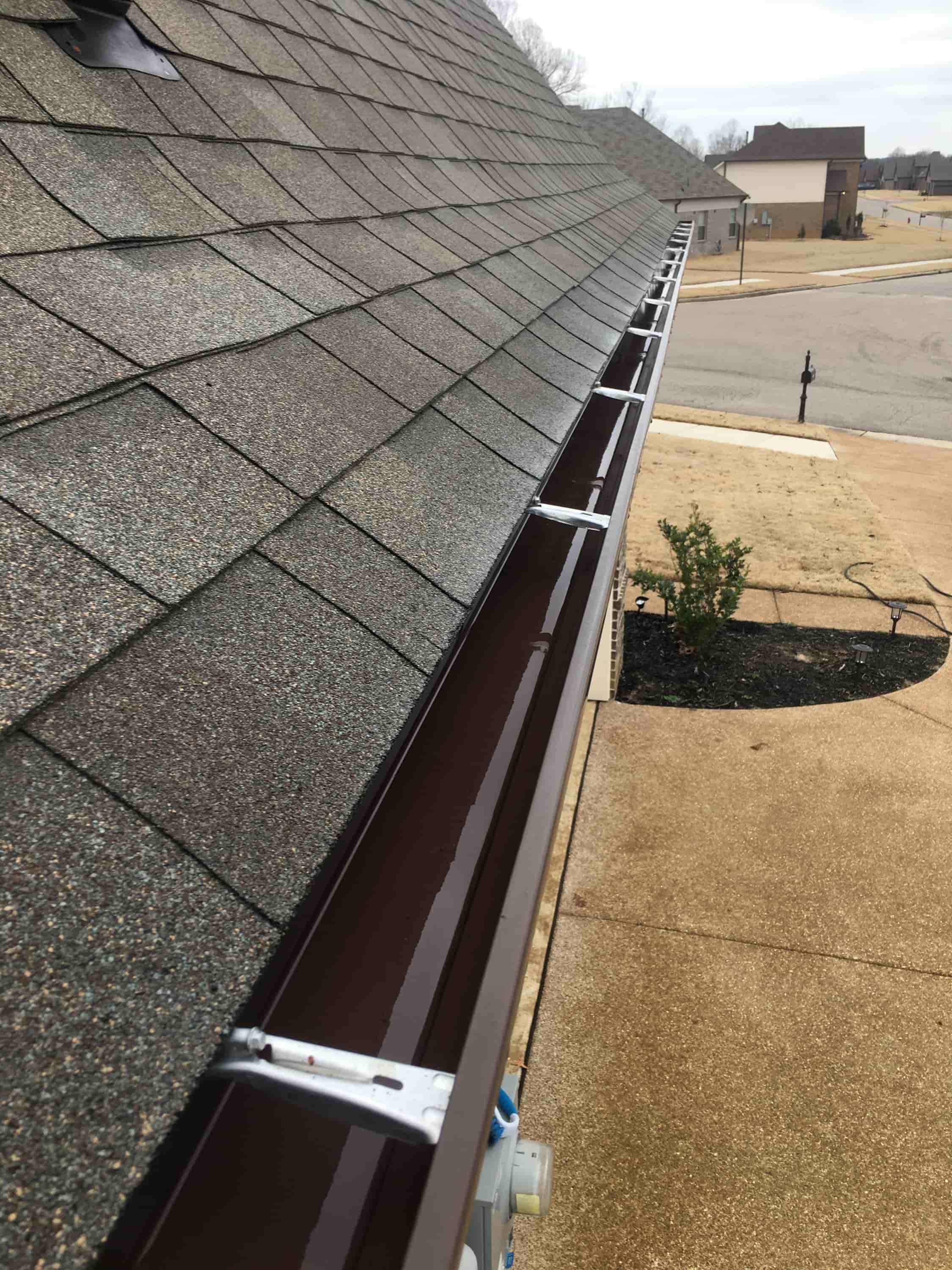 removing gutters from house