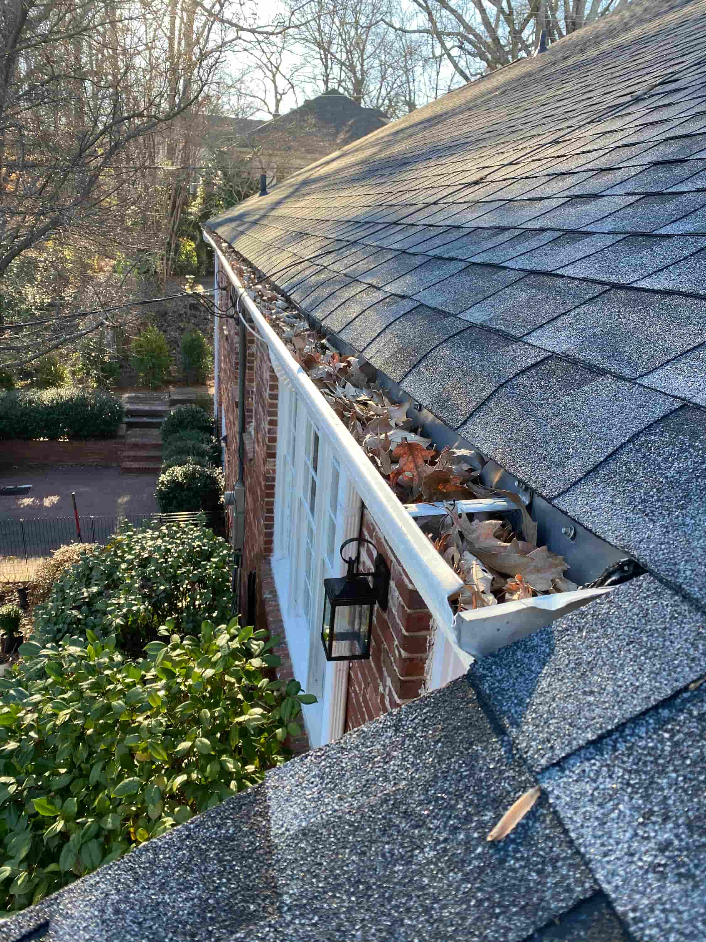 height of house gutters