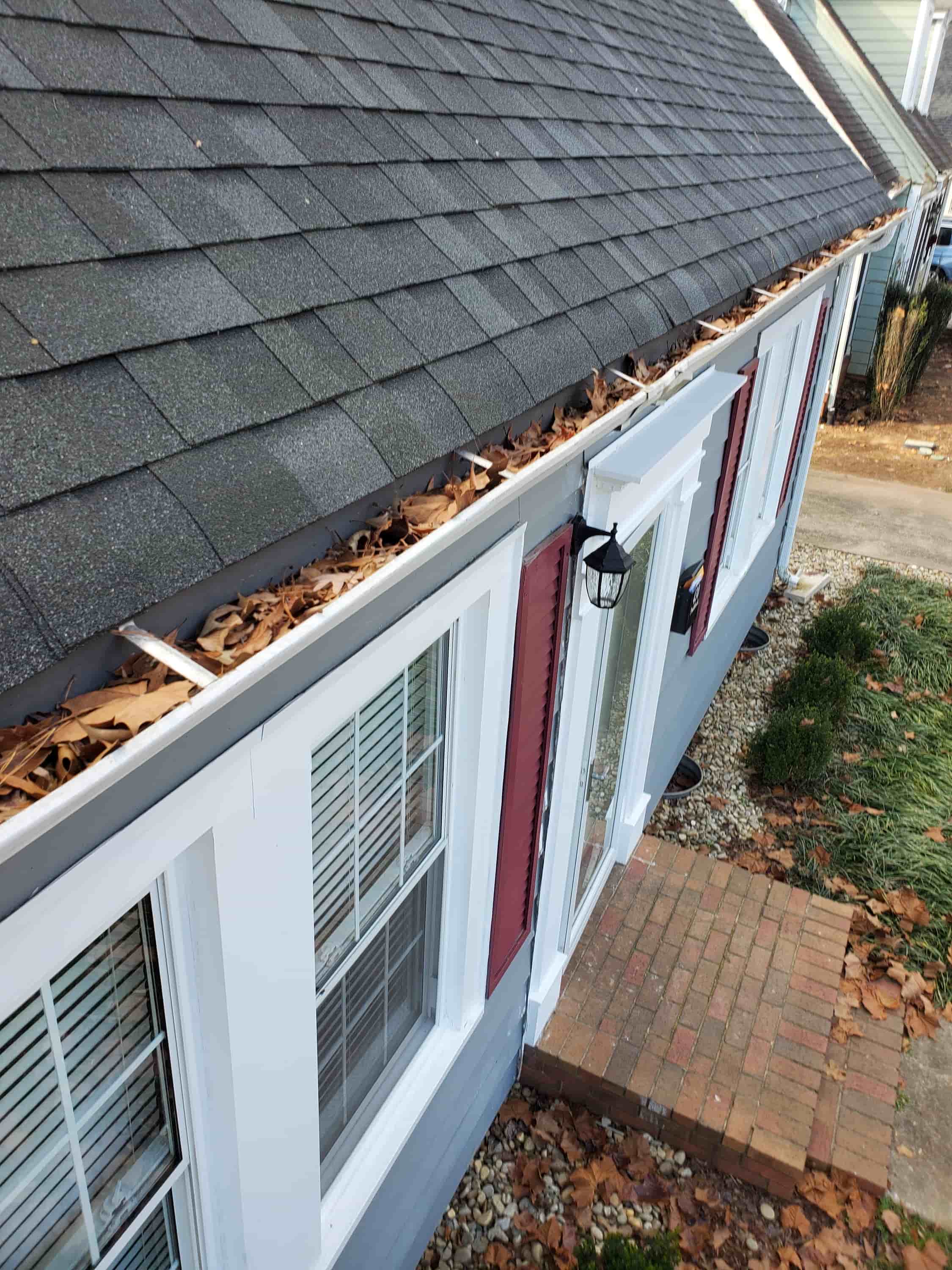 how to open clogged gutter
