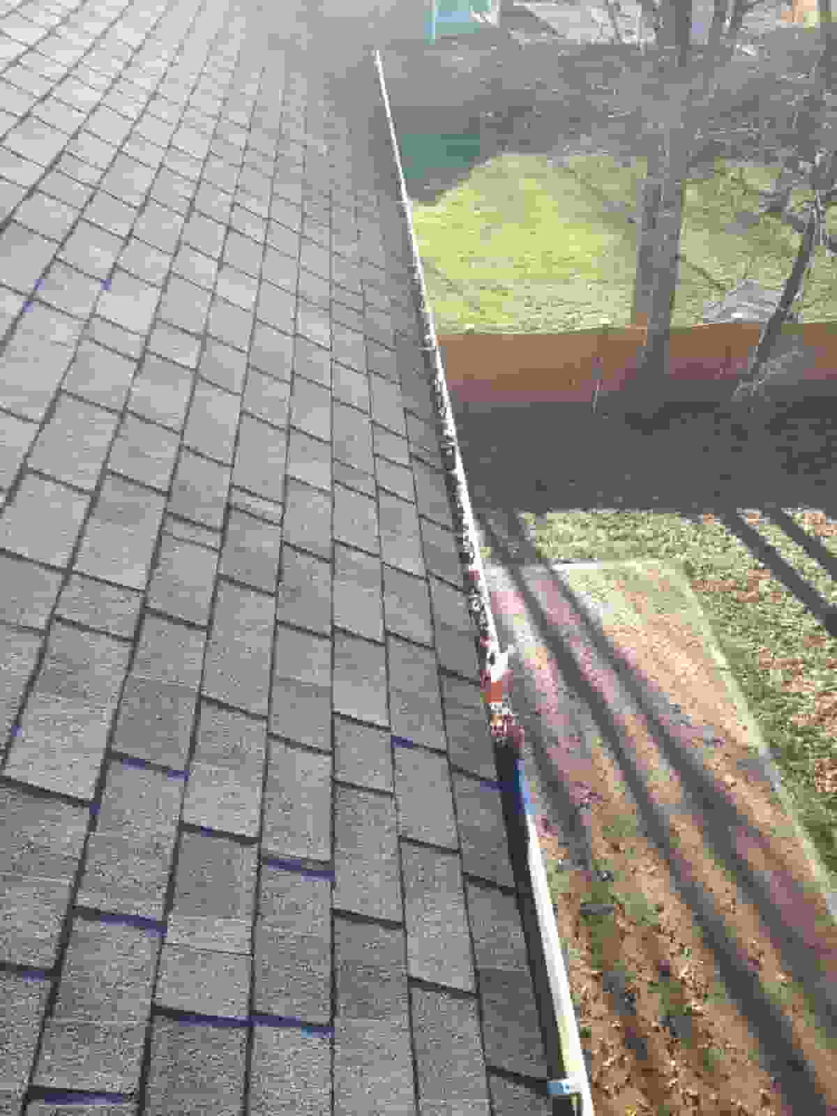 gutter cleaning tool from ground