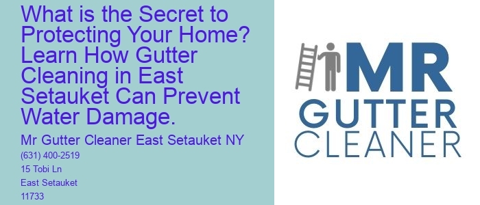 What is the Secret to Protecting Your Home? Learn How Gutter Cleaning in East Setauket Can Prevent Water Damage.