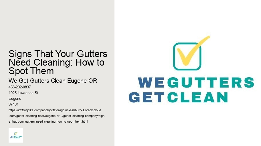 Signs That Your Gutters Need Cleaning: How to Spot Them