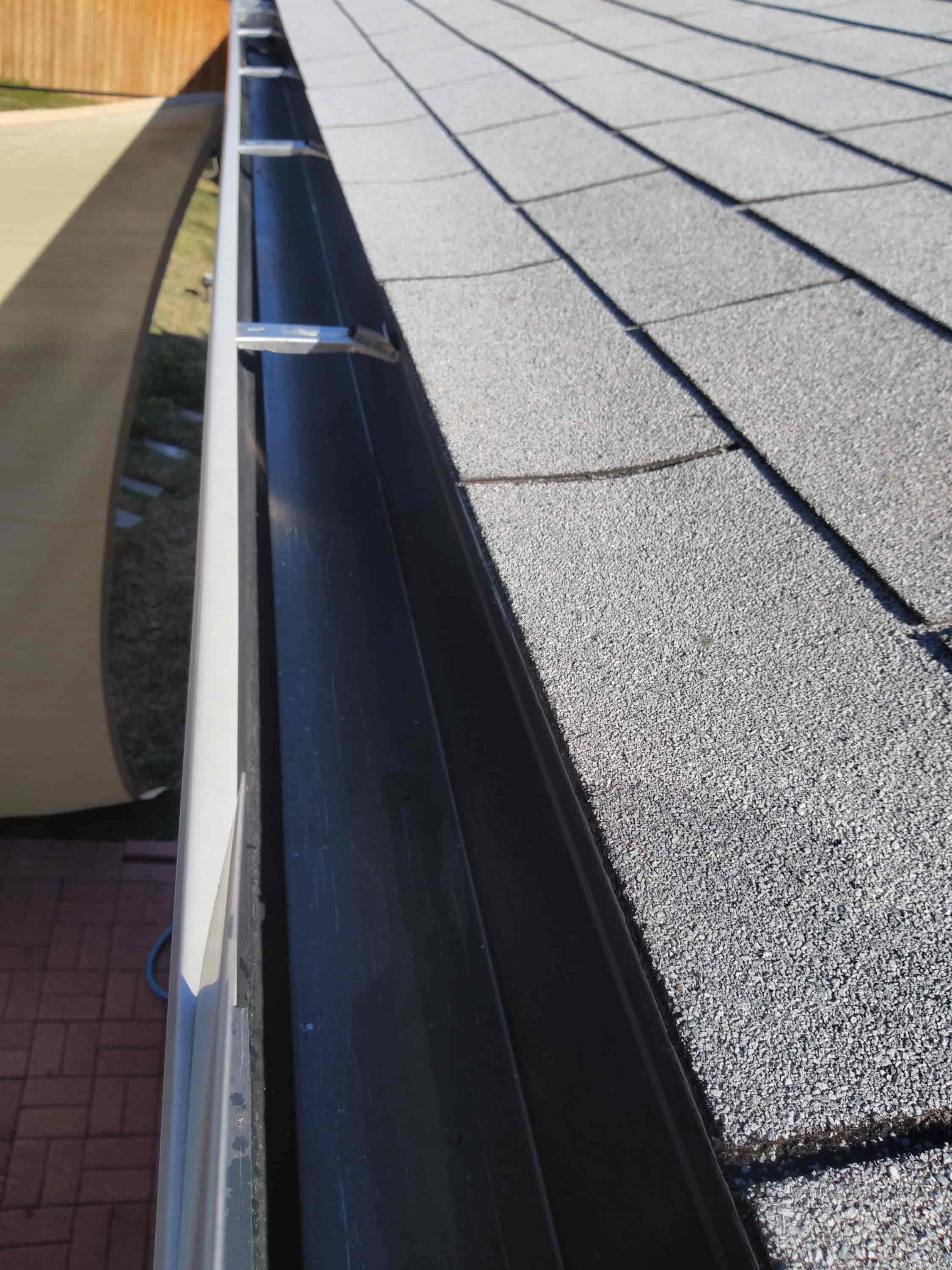cleaning gutters from the ground 