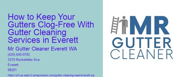 How to Keep Your Gutters Clog-Free With Gutter Cleaning Services in Everett 