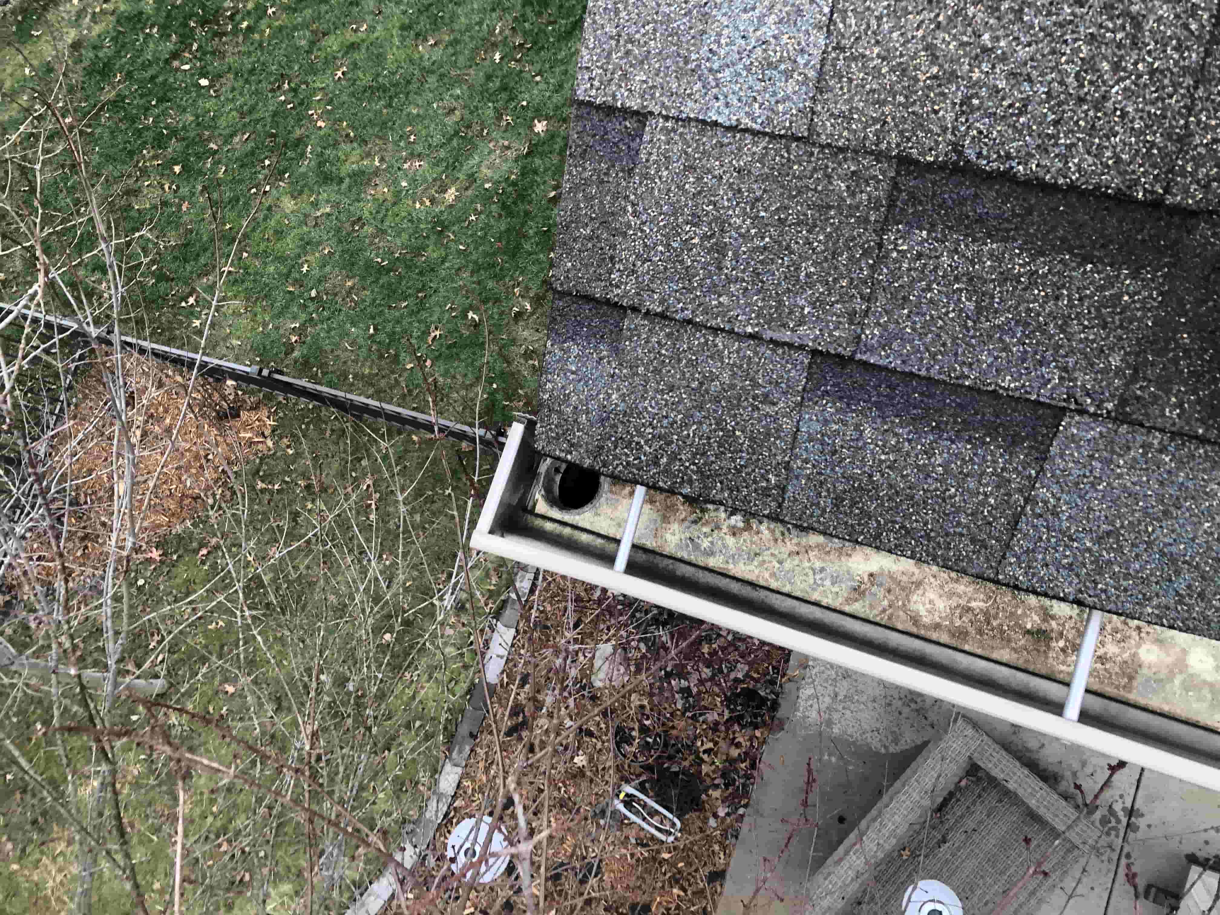 gutter cleaning tools from the ground
