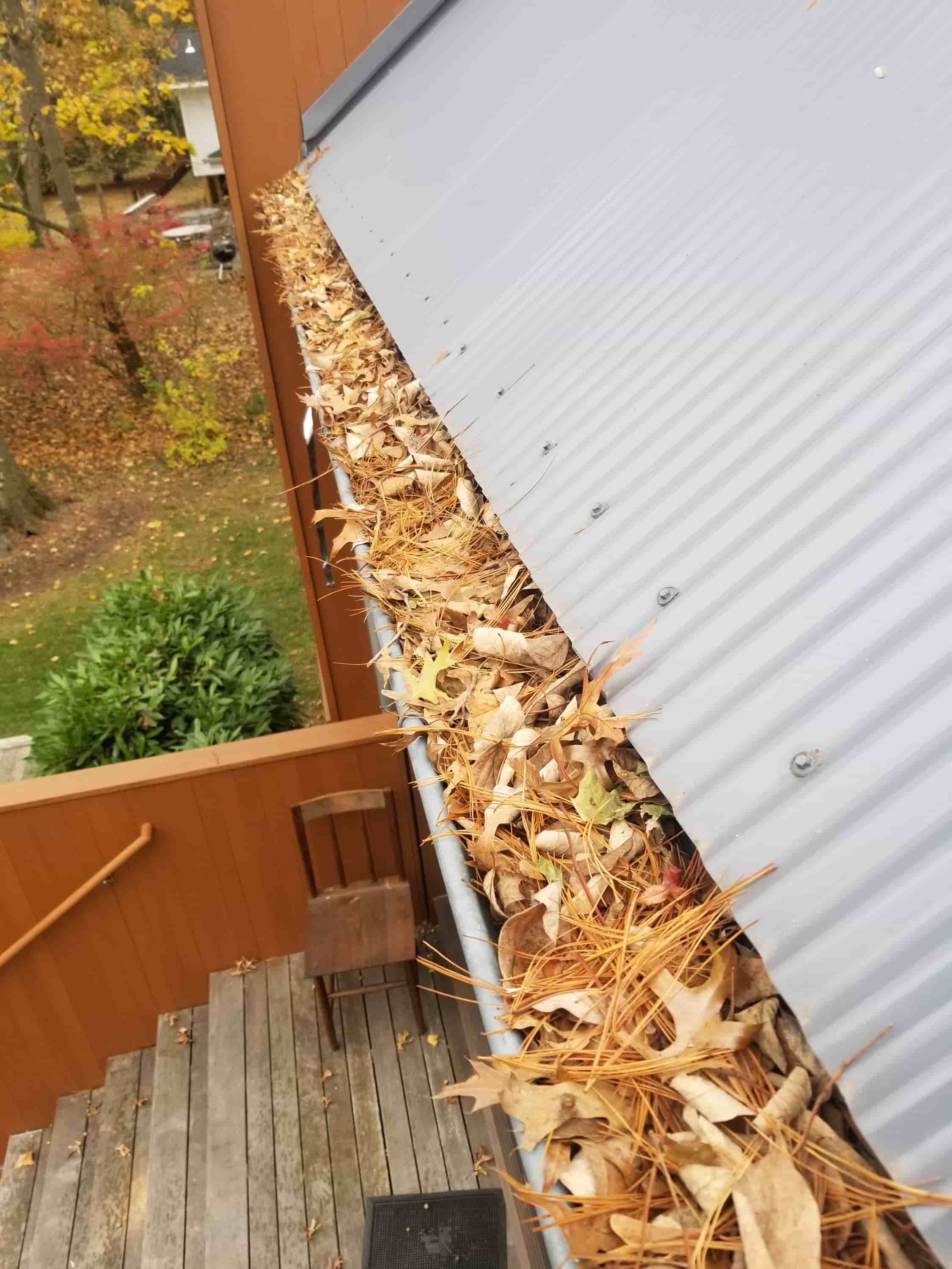 rain gutter repair and cleaning