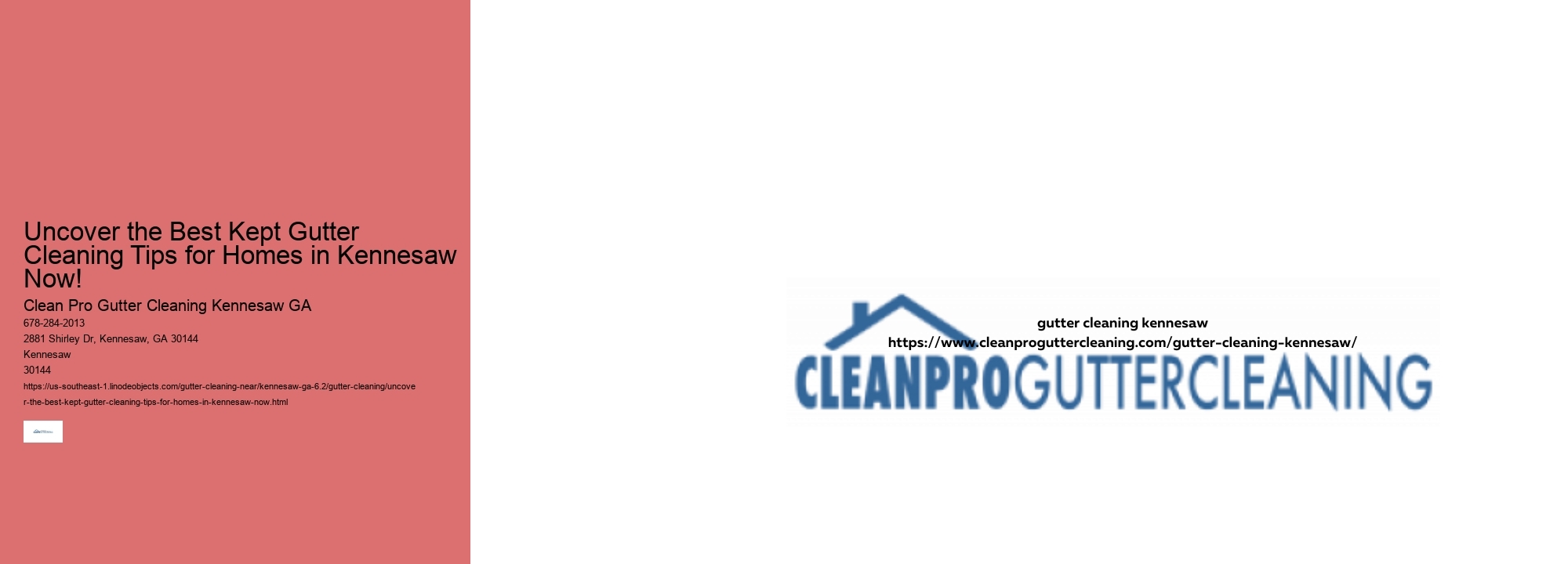 Uncover the Best Kept Gutter Cleaning Tips for Homes in Kennesaw Now!