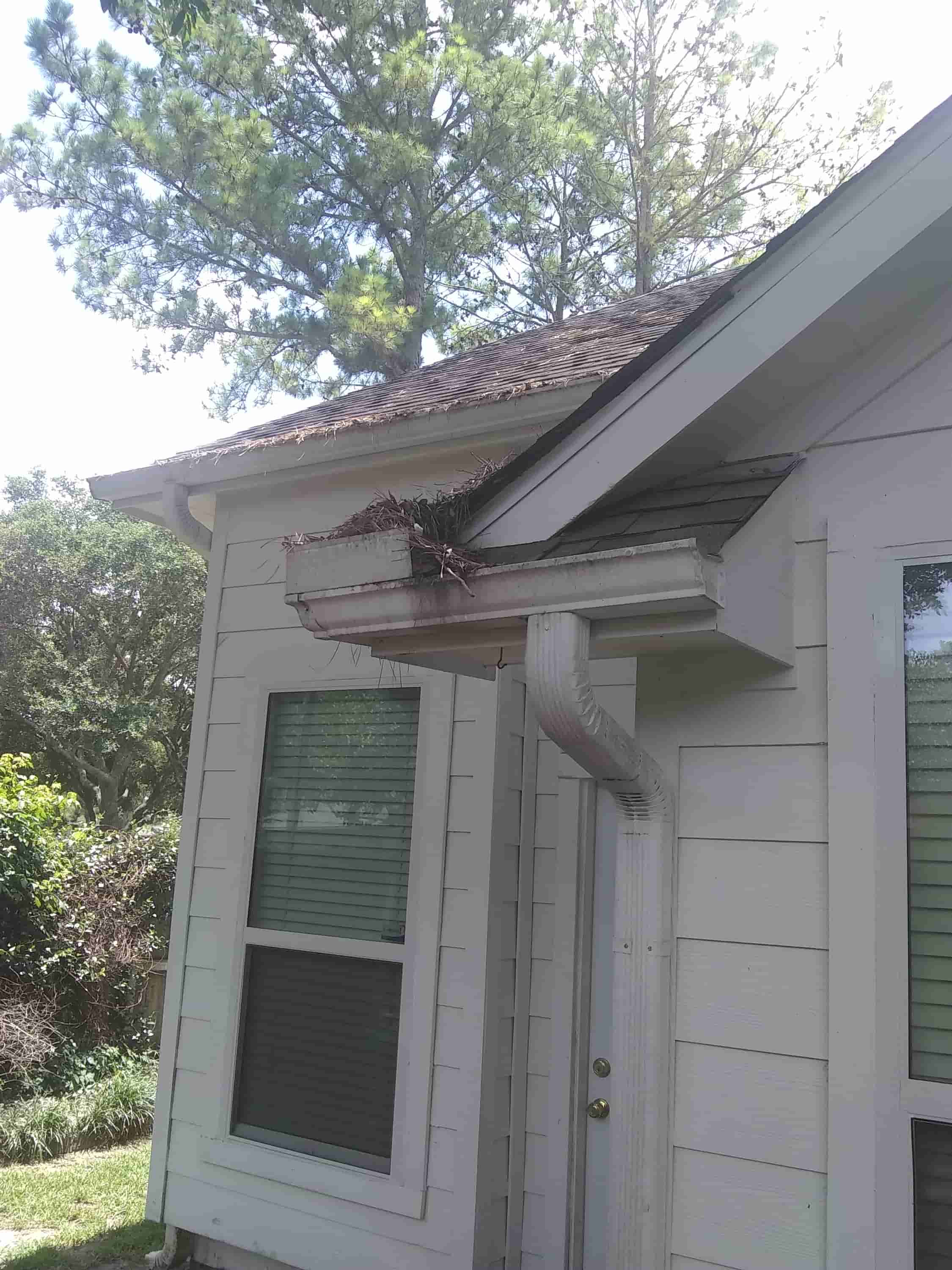 how to clean covered gutters