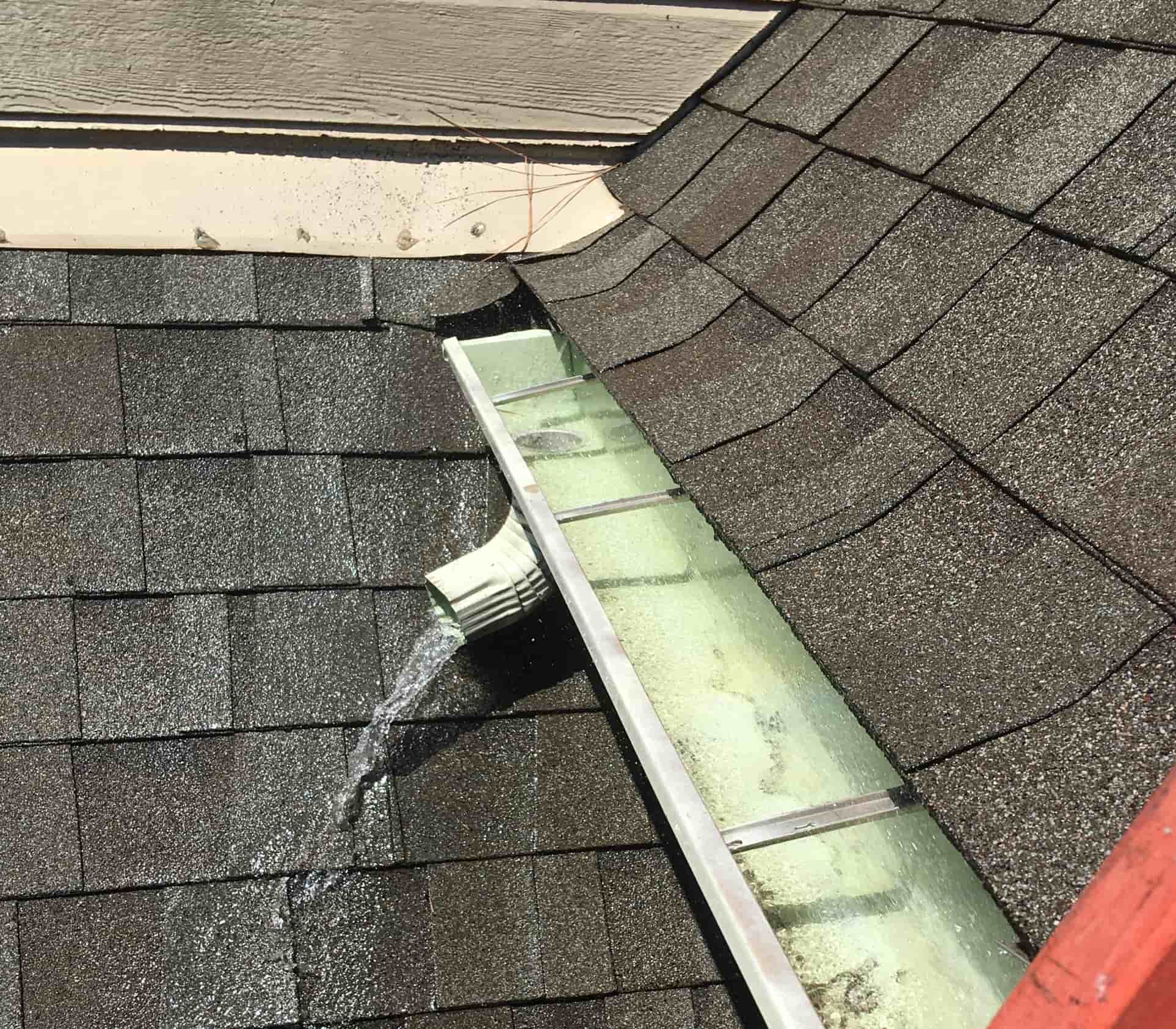 how to clean enclosed gutters