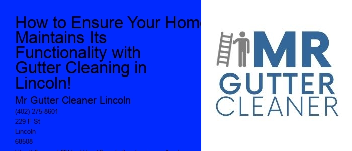 How to Ensure Your Home Maintains Its Functionality with Gutter Cleaning in Lincoln!