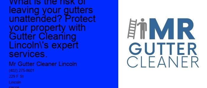 What is the risk of leaving your gutters unattended? Protect your property with Gutter Cleaning Lincoln's expert services.