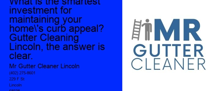 What is the smartest investment for maintaining your home's curb appeal? Gutter Cleaning Lincoln, the answer is clear.