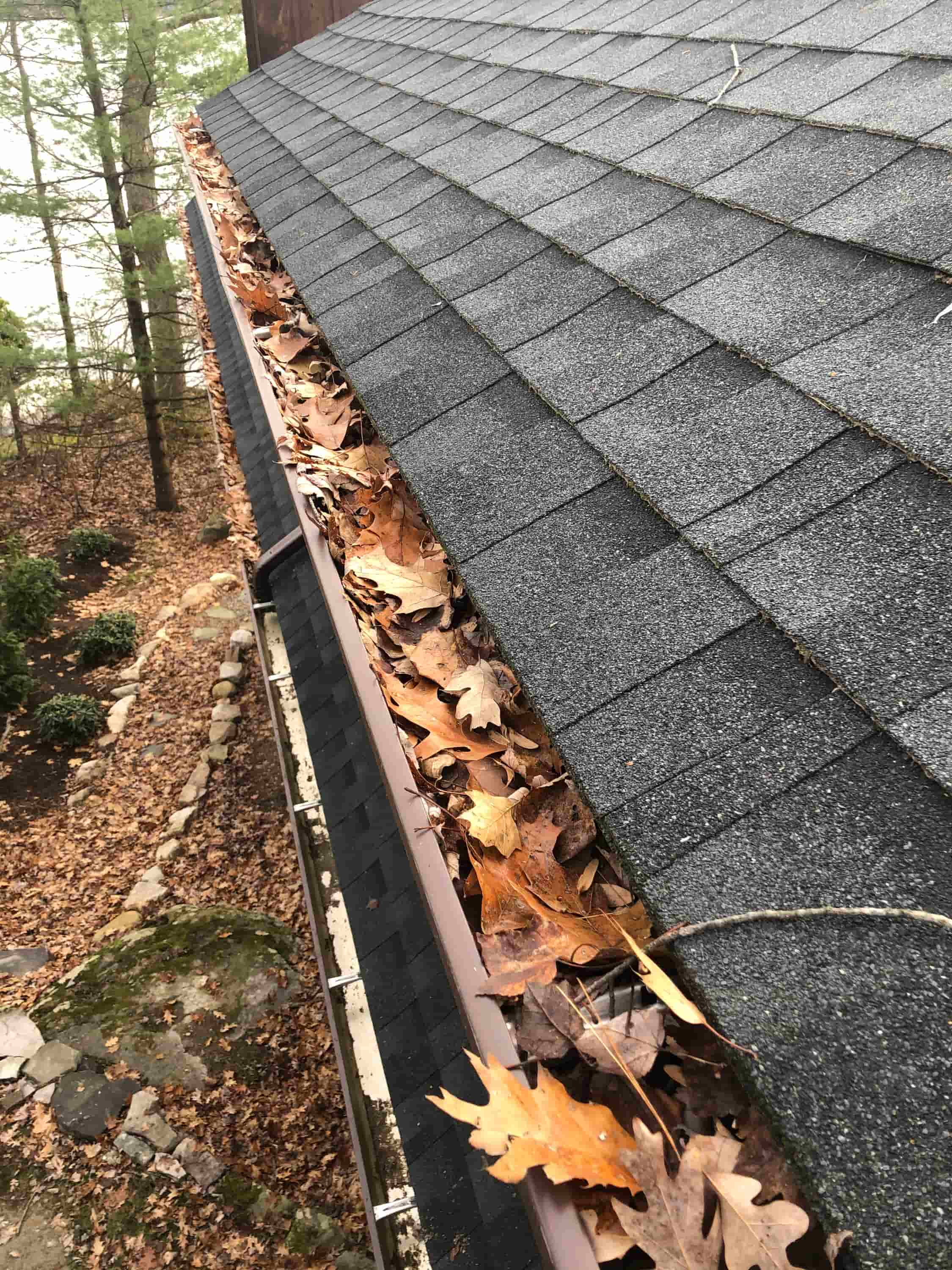 clean 2nd story gutters from ground