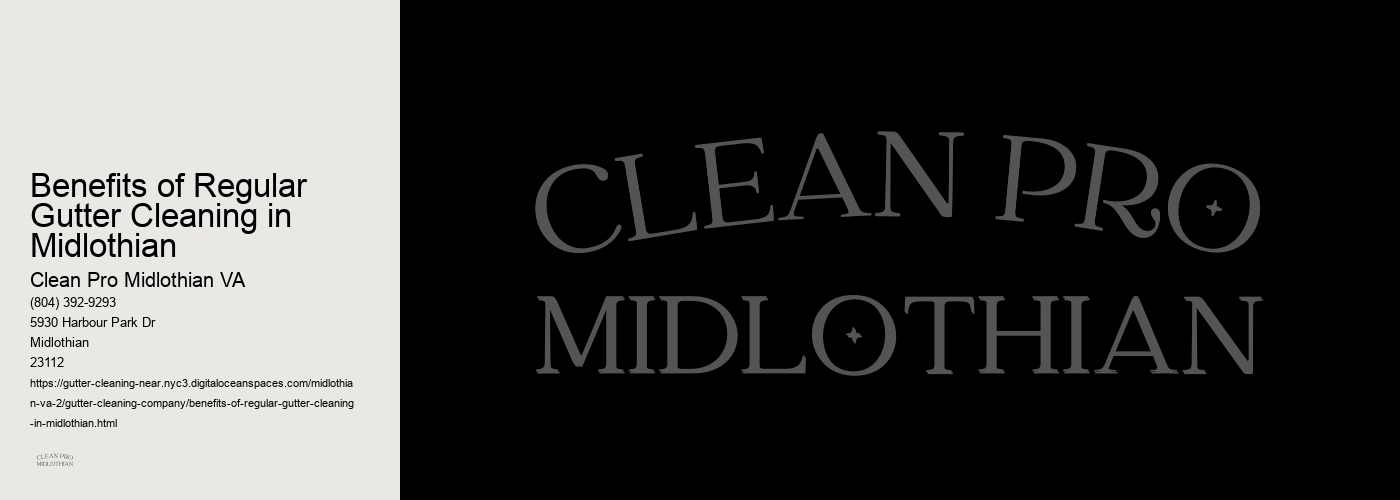 Benefits of Regular Gutter Cleaning in Midlothian 