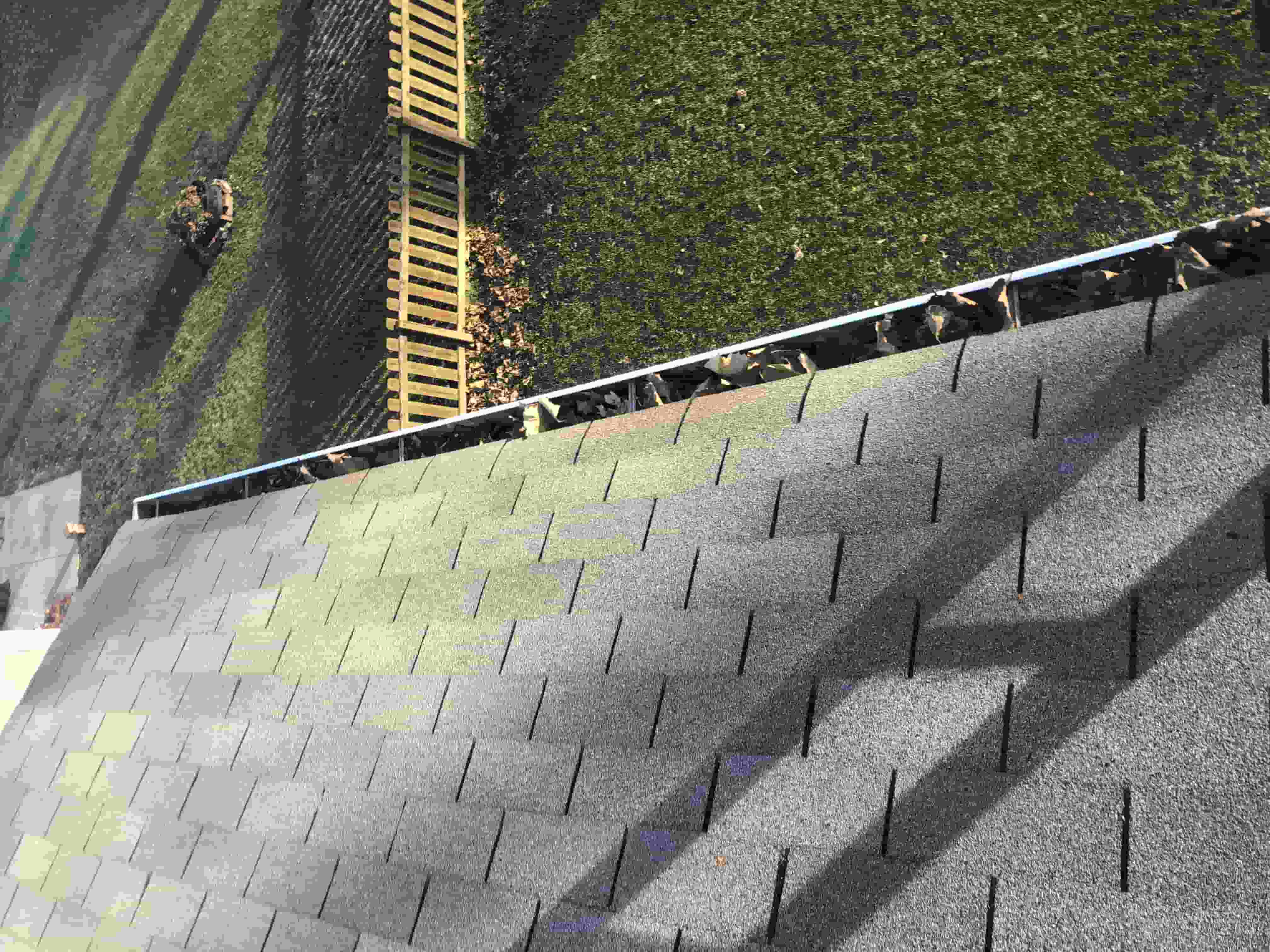 cleaning gutter downspouts