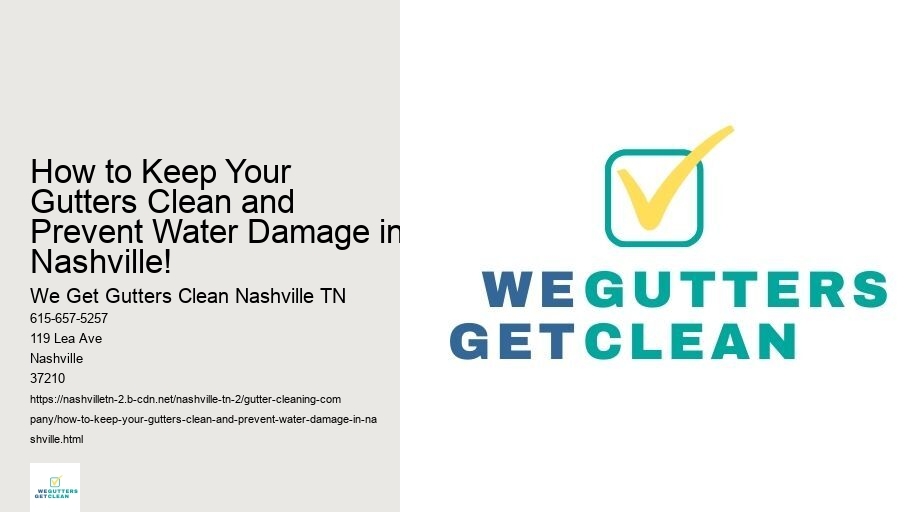 How to Keep Your Gutters Clean and Prevent Water Damage in Nashville! 