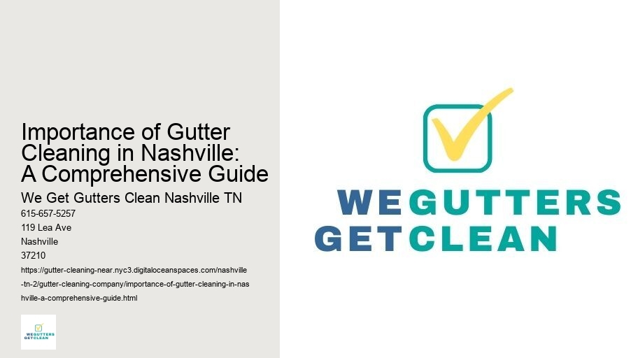 Importance of Gutter Cleaning in Nashville: A Comprehensive Guide