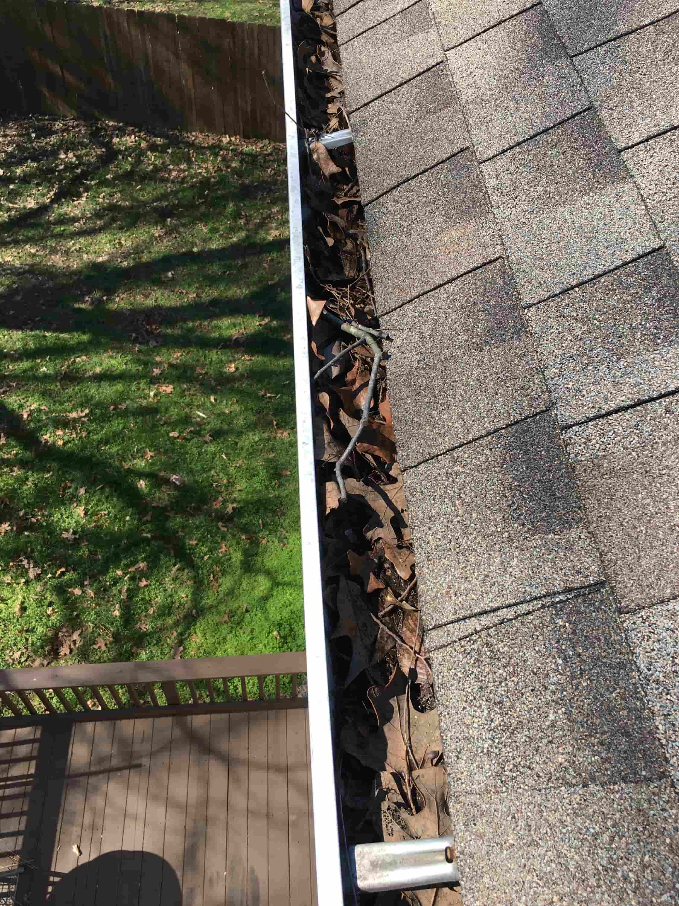 easiest way to clean out gutters