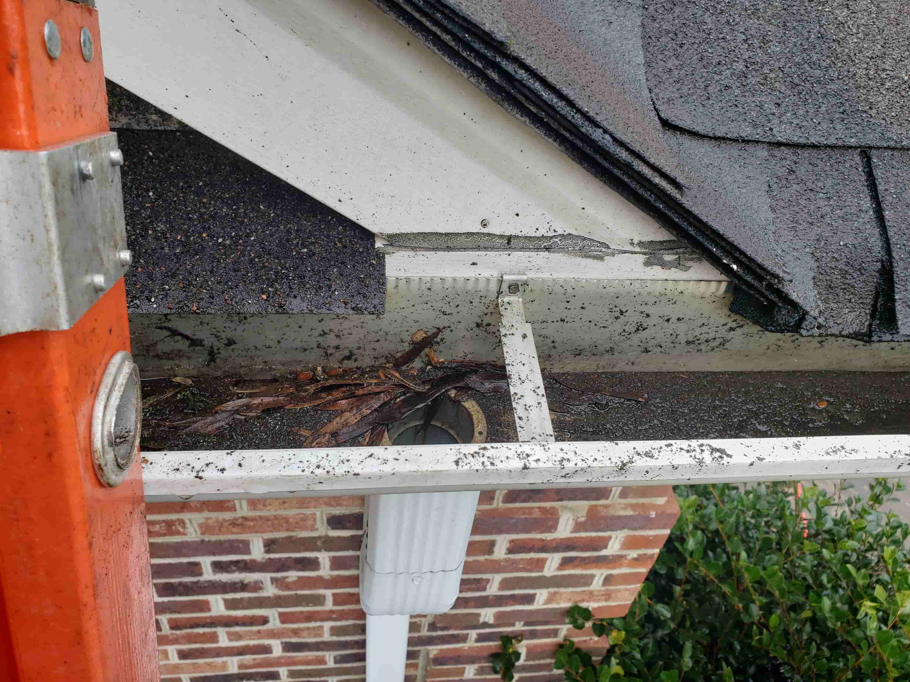 repairing rain gutters
