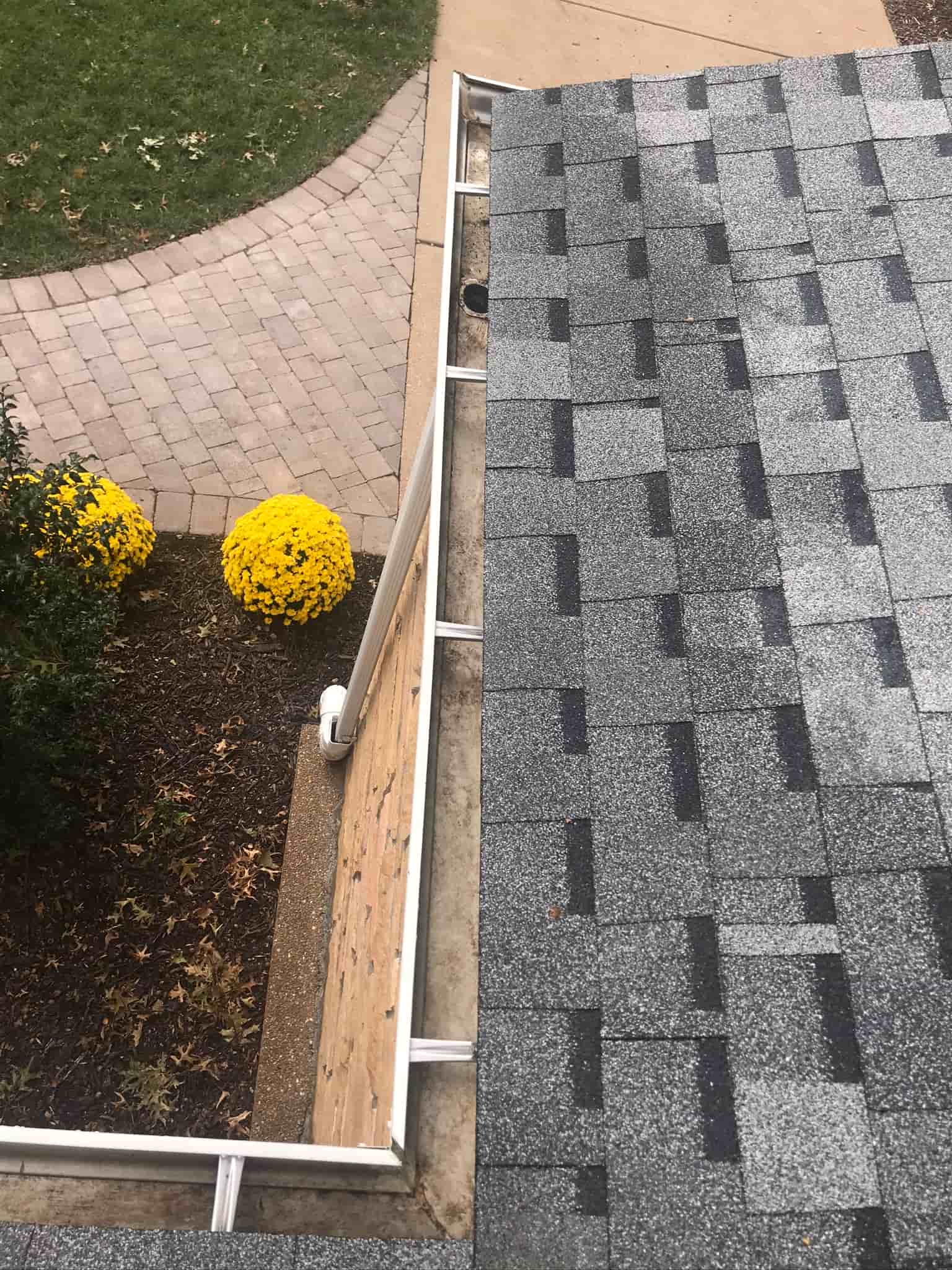 high level gutter cleaning