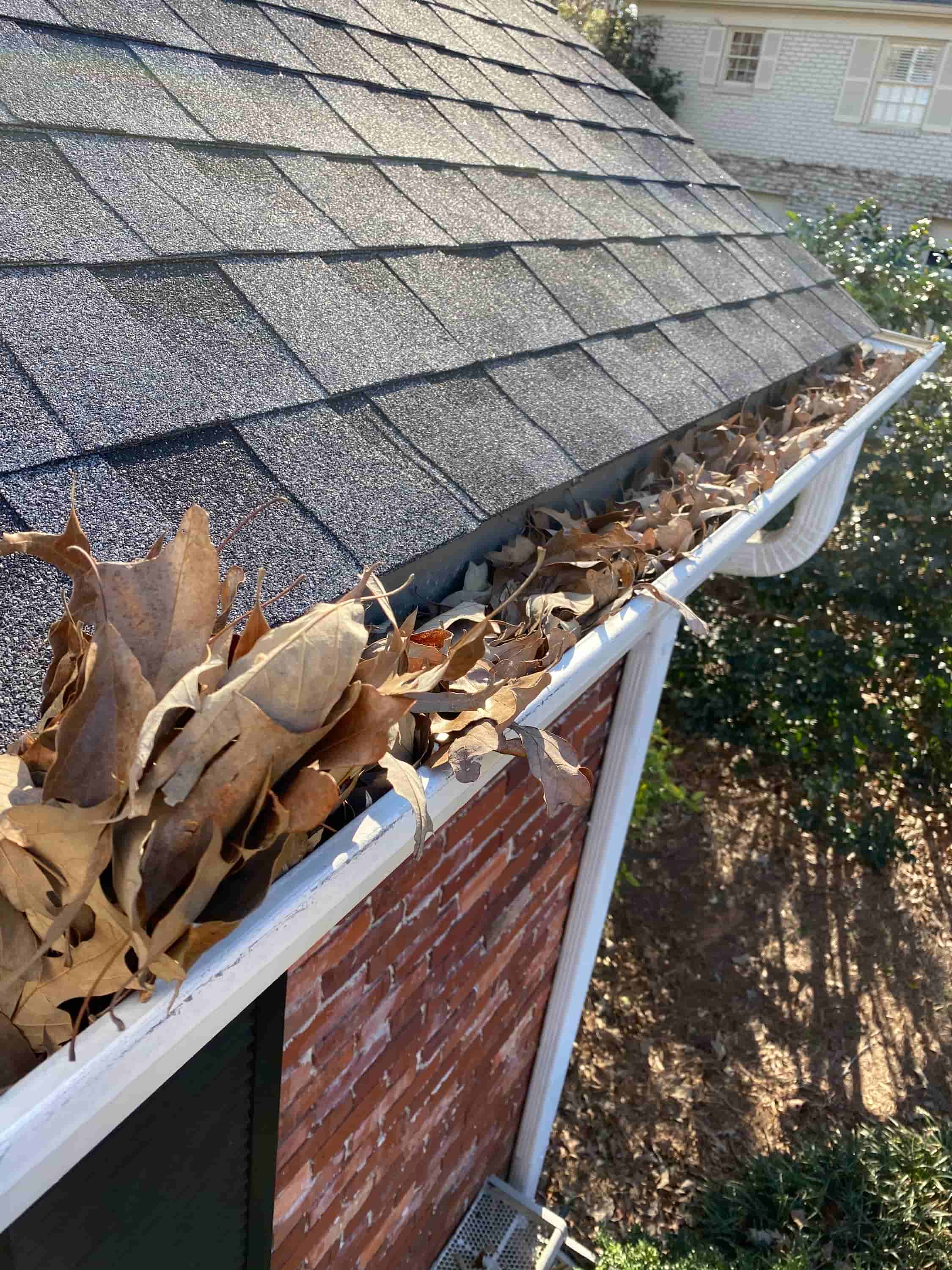 gutter cleaning and painting