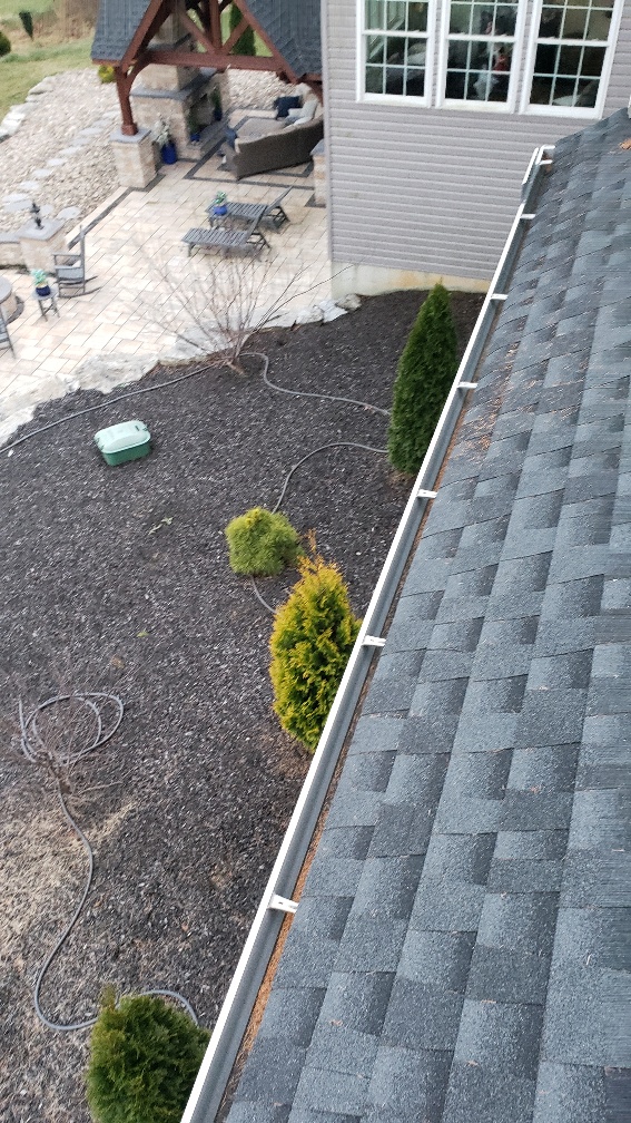 clean gutters without ladder