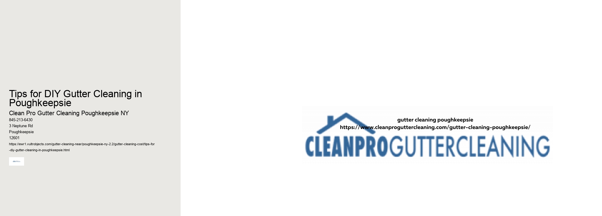 Tips for DIY Gutter Cleaning in Poughkeepsie 